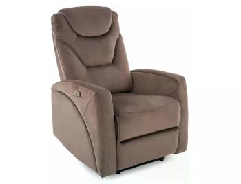 Rozkladacie kreslo Kronos Velvet