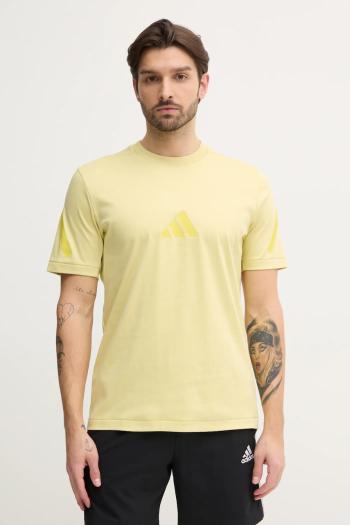 Bavlnené tričko adidas Z.N.E. pánske, zelená farba, jednofarebné, JD5981
