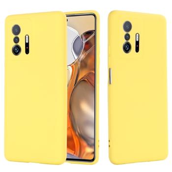 RUBBER Gumený kryt Xiaomi 11T / 11T Pro žltý