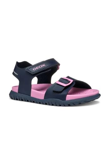 Sandále Geox SANDAL FUSBETTO tmavomodrá farba