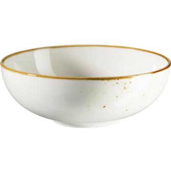 Mäser Miska Pintar White hnedé bodky 17 cm, 17 cm