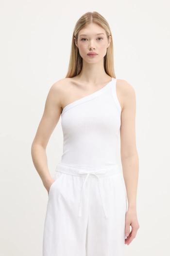 Top Abercrombie & Fitch biela farba, KI139-5396