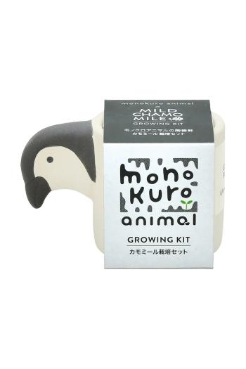 Sada na pestovanie rastlín Noted Monokuro Animals Penguin biela farba