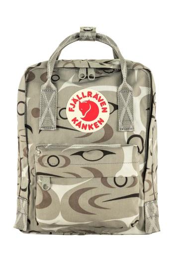 Ruksak Fjallraven Kanken Art Mini béžová farba, malý, vzorovaný, F23200250