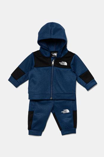 Tepláková súprava pre bábätká The North Face BABY EASY FZ SET tmavomodrá farba, NF0A877HD1R1