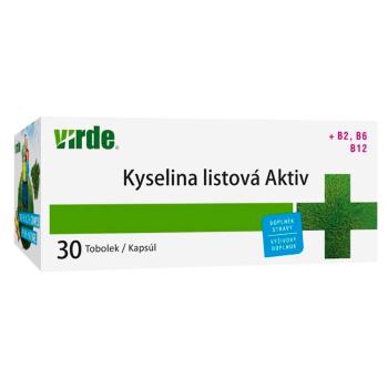 VIRDE Kyselina listová Aktiv 30 kapsúl