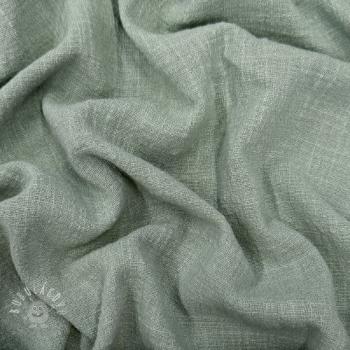 Bavlnená látka SLUB WASHED old green