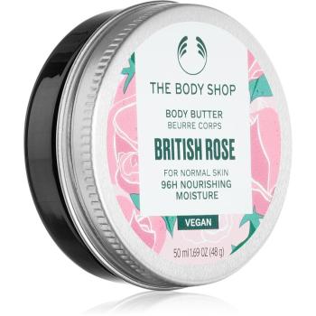 The Body Shop British Rose Body Butter telové maslo s vyživujúcim účinkom 50 ml