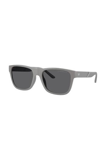 Slnečné okuliare Emporio Armani pánske, šedá farba, 0EA4243