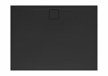 Sprchová vanička obdĺžniková SAT Vision 100x80 cm liaty mramor čierna SATSVVI10080C