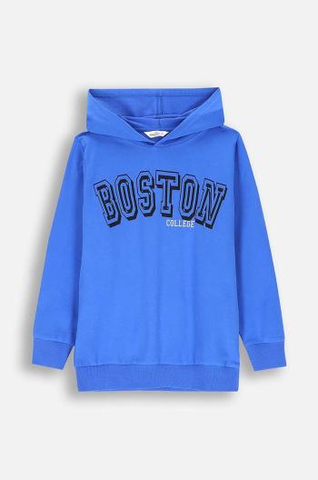 Detská bavlnená mikina Coccodrillo s kapucňou, s potlačou, EVERYDAY BOY