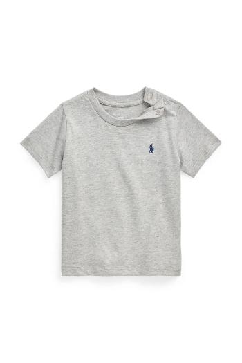 Tričko Polo Ralph Lauren šedá farba, jednofarebné, 320832904037