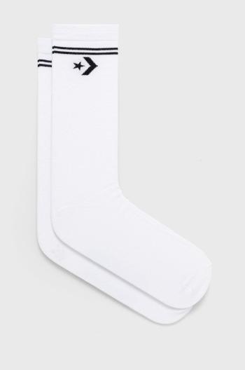 Ponožky Converse pánske, biela farba