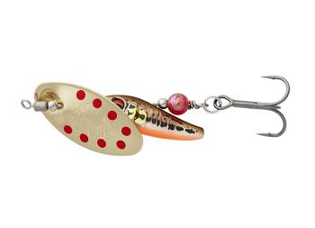 Savage gear rotačka sticklebait spinner minnow gold red - 2 7,3 g