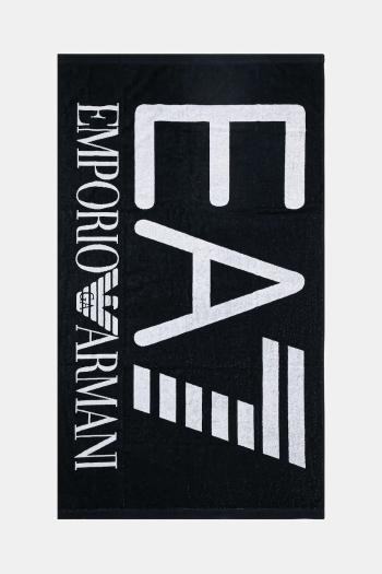 Bavlnený uterák EA7 Emporio Armani čierna farba, AF13300.7X000102