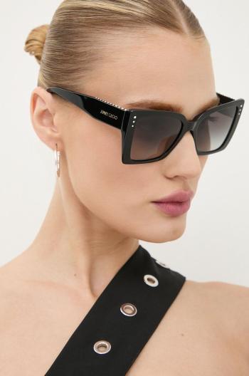 Slnečné okuliare Jimmy Choo dámske, čierna farba, 0JC5001B