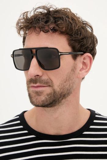 Slnečné okuliare Tom Ford Kemp čierna farba, FT1177_5901A