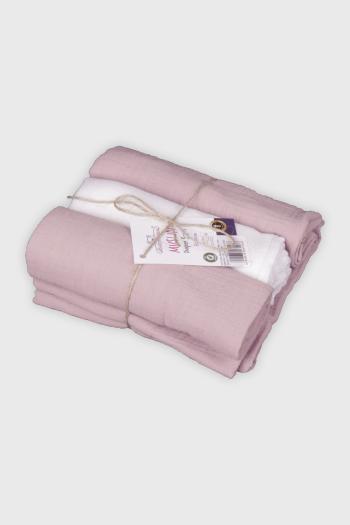 3 PACK Plienka Muselin Rose