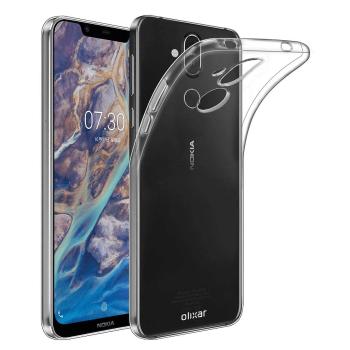 Silikónový obal Nokia 7.1 Plus / X7 priehľadný