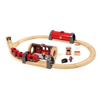 Brio World 33513 Železničná súprava so súpravou metra a nástupiskom (7312350335132)