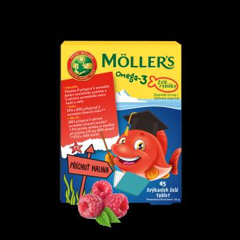 Möller’s - Omega 3 Želé rybičky, 45 želé tablet