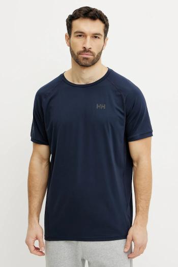 Tričko Helly Hansen HP OCEAN pánske, tmavomodrá farba, s potlačou, 34418