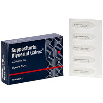 Suppositoria Glycerini Galvex 10 čapíkov