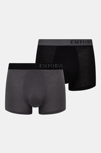 Boxerky Emporio Armani Underwear 2-pak pánske, čierna farba, 111210 4F733