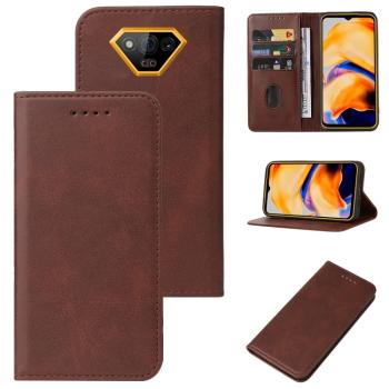 MAGNETIC Zaklápací kryt pre Ulefone Armor X13 hnedý