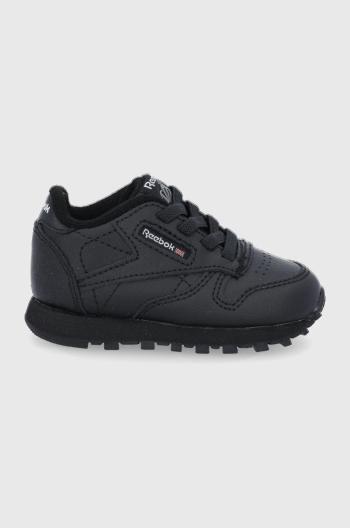 Detské topánky Reebok Classic FZ2094 CLASSIC LEATHER čierna farba, 100001399
