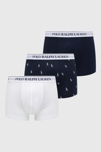 Boxerky Polo Ralph Lauren  (3-pak) pánske, biela farba