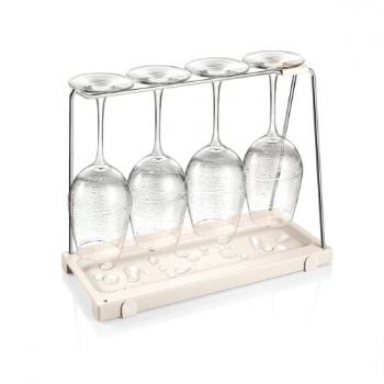 TESCOMA Držiak pohárov na víno s odkvapkávačom FlexiSPACE 330 x 148 mm