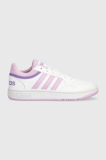 Detské tenisky adidas Originals HOOPS 3.0 K biela farba