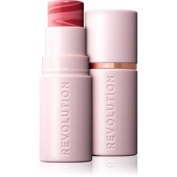 Makeup Revolution Skin Silk Blush Stick krémová lícenka v tyčinke odtieň Rose Nude Pink 4.5 g