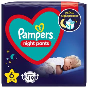 PAMPERS Night Pants Veľkosť 6, 19 ks, 15  kg+