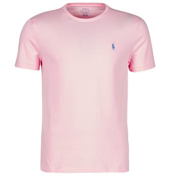 Polo Ralph Lauren  T-SHIRT AJUSTE COL ROND EN COTON LOGO PONY PLAYER  Tričká s krátkym rukávom Ružová