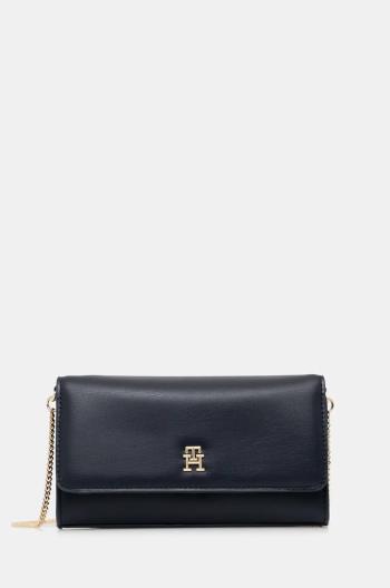 Kabelka Tommy Hilfiger tmavomodrá farba, AW0AW16891