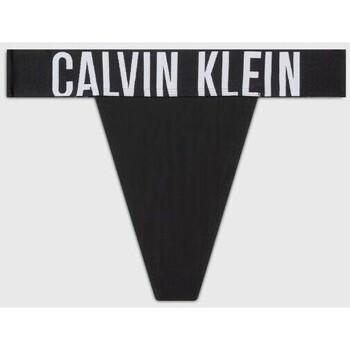 Calvin Klein Jeans  000QF7638EUB1 THONG  Slipy Čierna