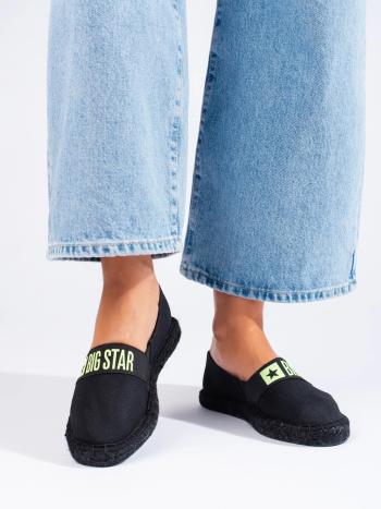 Trendy čierne tenisky pre ženy bez podpätku