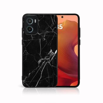 MY ART Ochranný kryt pre Motorola Moto G05 / Moto E15 BLACK MARBLE (142)