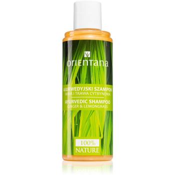 Orientana Ayurvedic Shampoo Ginger & Lemongrass osviežujúci šampón 210 ml