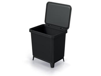 Kôš odpadkový SYSTEMA čierny 29l