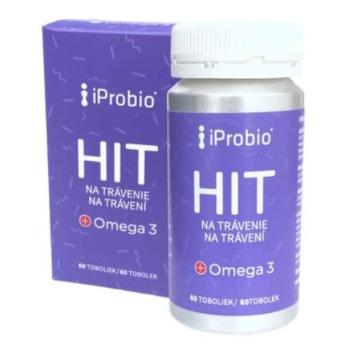 IPROBIO Hit na trávenie + omega 3 60 kapsúl