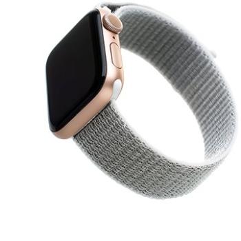 FIXED Nylon Strap pre Apple Watch 42/44/45/Ultra 49mm bielosivý (FIXNST-434-WHGR)