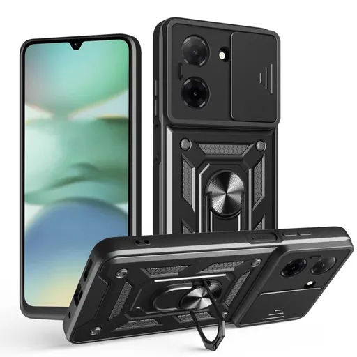 RING CAMERA Kryt s držiakom pre Xiaomi Redmi A5 čierny