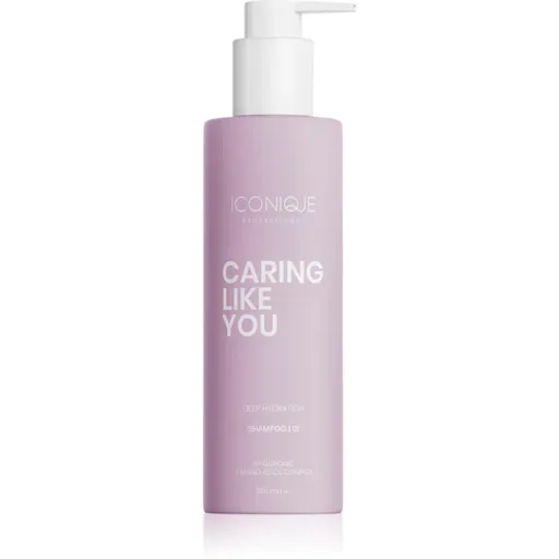 ICONIQUE Professional CARING LIKE YOU Deep Hydration hydratačný šampón pre suché a poškodené vlasy 250 ml