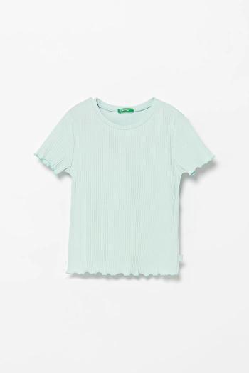 Detské tričko United Colors of Benetton tyrkysová farba, 3F1AC10N4