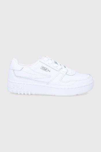 Kožené tenisky Fila FXVentuno biela farba, FFW0003