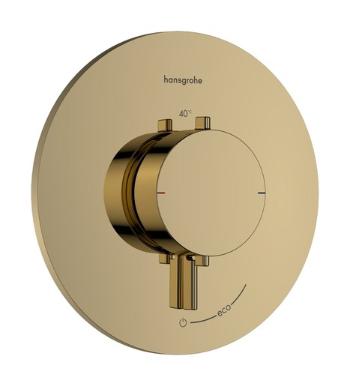 Sprchová batéria Hansgrohe Ecostat Comfort S bez podomietkového telesa leštený vzhľad zlata 33714990
