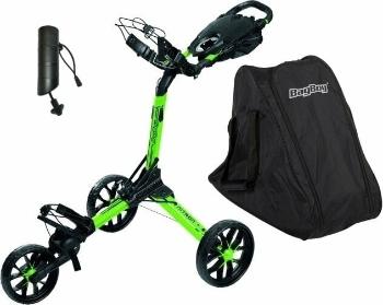 BagBoy Nitron SET Lime/Black Manuálny golfový vozík